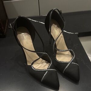 Le Chateau black spikes hardly worn grey condition size 71/2